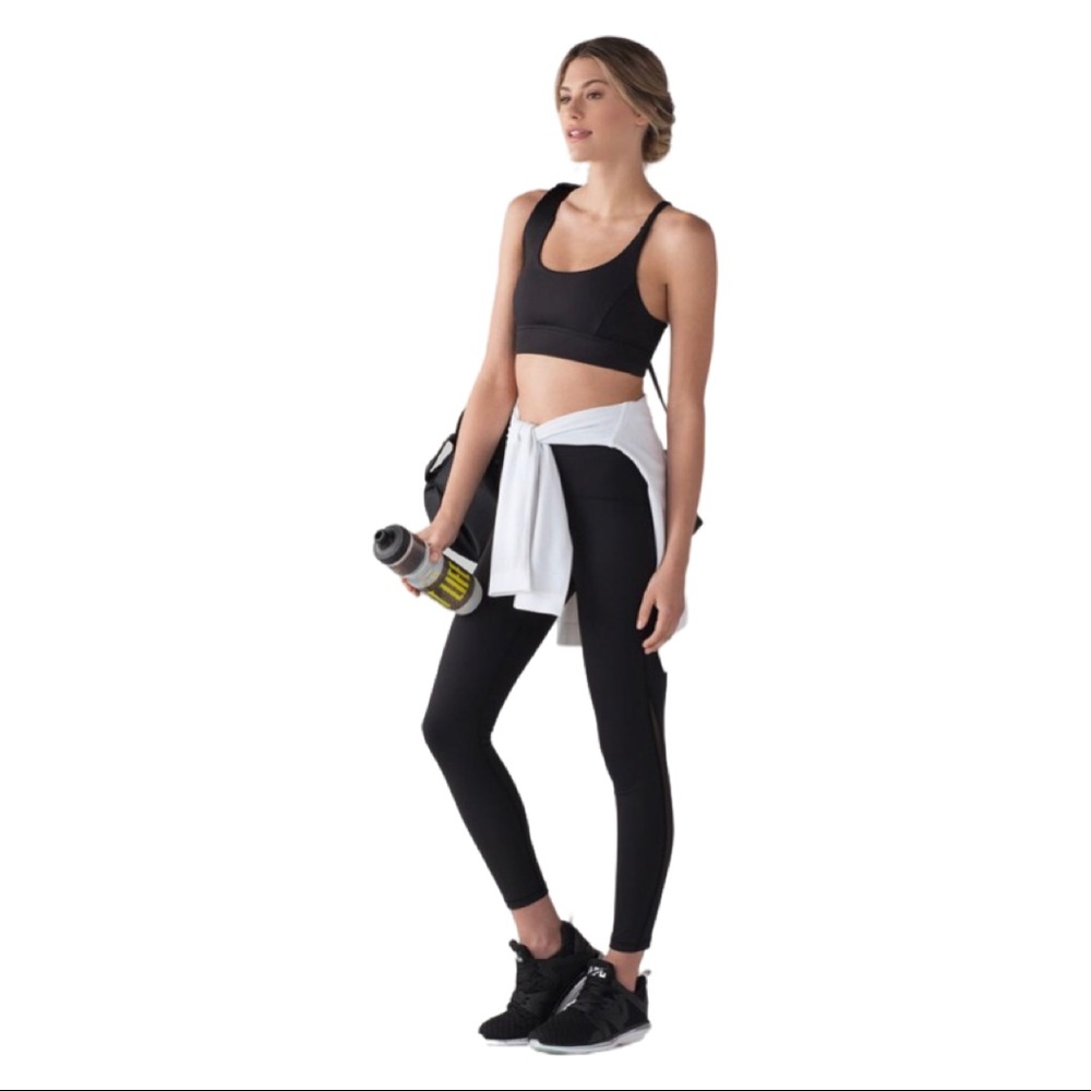 Lululemon Train Times 7/8 Pant *25" size 4 •Black (First Release)
